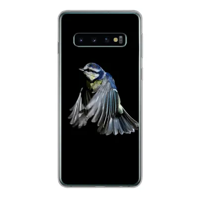 Produktbild von MuchoWow® Handyhülle Schutzhülle Hülle für Samsung Galaxy S10 Vögel - Federn - Schwarz Silikon Softcase Handy Hülle - Handytasche