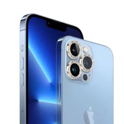 Produktbild von Kamerafolie Linsenschutz für Apple iPhone 13 Pro Max/iPhone 13 Pro in gold glitzernd