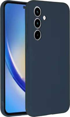 Zdjęcie produktu dla Accezz Liquid Silicone Backcover dla Samsung Galaxy A35 - ciemnoniebieski