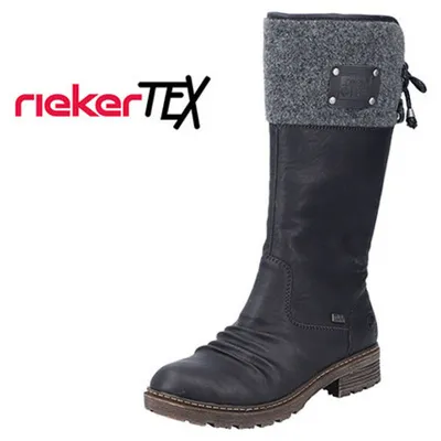 Produktbild von Rieker_CH HWK Damen Stiefel Z4765-00 schwarz/anthrazit/schwarz HW 24/25, Größe:41