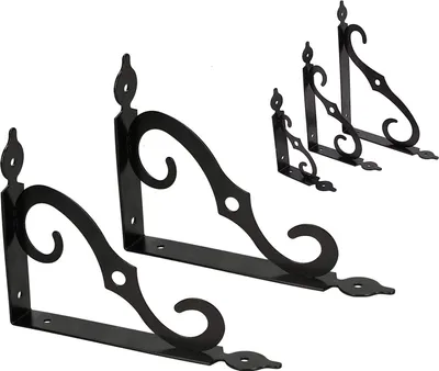 Produktbild von KOTARBAU Regalträger 140 x 190 mm 2.Stück Stahl Winkelverbinder Wandkonsole Klammer Winkelhalterung Regal Unterstützung Schwerlastkonsole Möbelwinkel