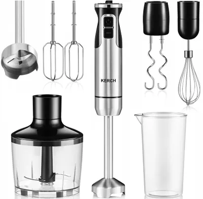 Obrázek produktu pro Mixér Kerch Quick, 1200 W, 8 režimů, vyměnitelné nástavce, multifunkční – RHAF9