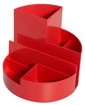Produktbild von MAUL Stifteköcher MAULrundbox Kunststoff 14 x 14 x 12.5 cm rot