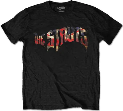 Productafbeelding van Die Streben - Union Jack logo, heren T-shirt - zwart