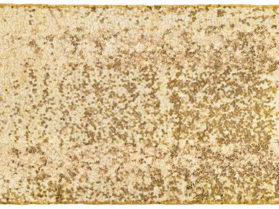 Produktbild von 24 Rollen Pailletten-Tischläufer, gold, 0,3 x 5 m