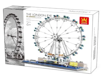 Produktbild von WANGE Bausatz Riesenrad London Eye Set 6215 mit 1528 Teilen