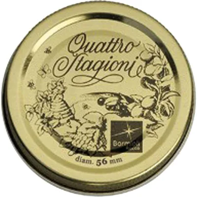 Produktbild von 36x Bormioli Rocco Schraubdeckel „Quattro Stagioni“, Ø 56 mm, 6 Stück