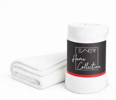 Produktbild von Polar Fleecedecke weiß 130 x 160 cm : weiß : 100% Polyester fleece