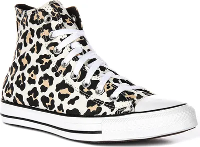 Produktbild von Converse All Star High A14939C im Leopardenmuster – 5 UK - 37.5 EU - 5M/7F US / Leopard