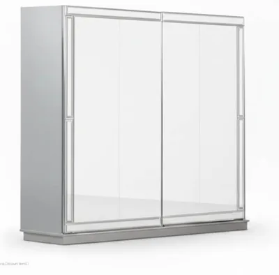 Image de Armoire spacieuse au design moderne offrant un grand espace de rangement