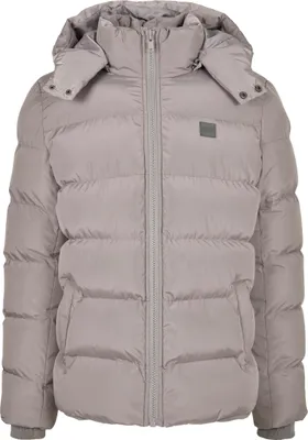 Produktbild von Urban Classics - HOODED PUFFER Winterjacke grau - S