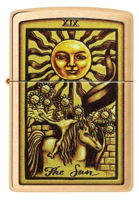 Obrázok produktu pre Zapaľovač Zippo 48758 Tarocchi Sole Men Multicoloured Metal