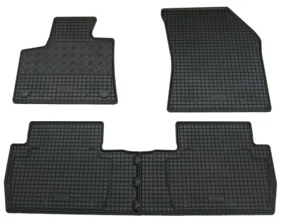 Gummifußmatten Set 4-teilig für Peugeot 5008 II (6/2017-), schwarz