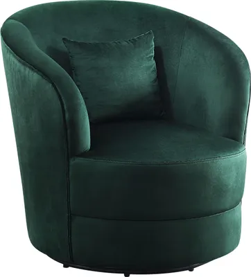 Produktbild von ATLANTIC home collection Sessel Colin, 360Grad BxTxH: 84cm x 85cm x 84 cm, Farbe:Samt-Grün