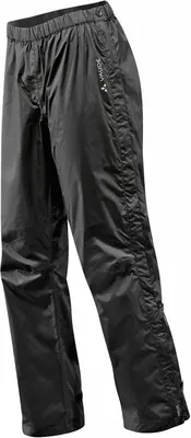 Zdjęcie produktu dla Vaude Fluid Full-zip II S/S Trousers - męskie, luźne, krótkie, czarne - Rozmiar L