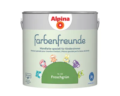 Produktbild von Alpina Farbenfreunde Nr. 08 Froschgrün 2,5 Liter matt