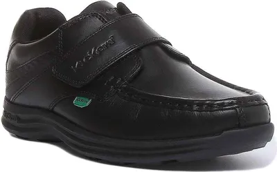Produktbild von Kickers Reasan Strap Jugend E zel Haken Und Schleife Riemen Schuhe Schwarz – undefined / Schwarz