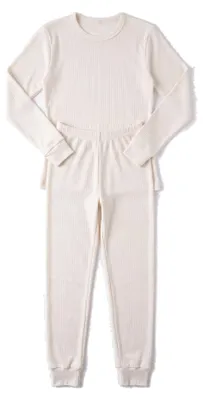 Produktbild von Black Snake Thermounterwäsche Damen Set Innenfleece, lange Unterhose - S - Creme, KI-generiertes Bild