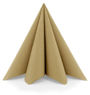 Produktbild von MANK Serviette in Naturbraun aus Linclass® Airlaid 33 x 33 cm, 50 Stück