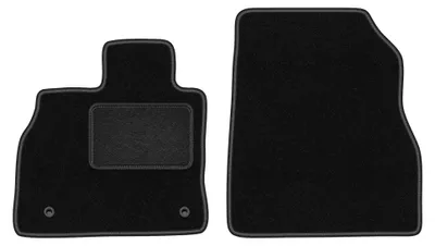 Imagen del producto de Alfombrillas delanteras de moqueta para Nissan Leaf I 2010-2017 (hatchback) – 2 piezas, negras, a medida – Wielganizator LUX