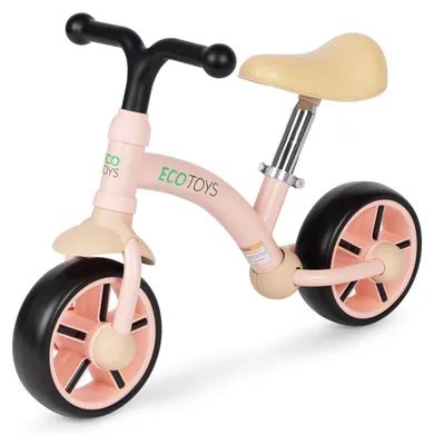 Zdjęcie produktu dla ECOTOYS LC-V1252 Dětské odrážedlo s EVA koly, nastavitelné sedlo, růžové