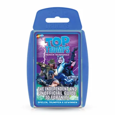 Produktbild von Winning Moves Top Trumps Independent & Unofficial Guide to Fortnite, Kartenspiel, Trumpfspiel, Quartett, 63735