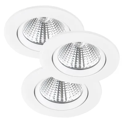 Produktbild von Nordlux 2310056001 Fremont 3-Kit LED recessed light 3-piece set LED (monochrome) LED 13.5 W White