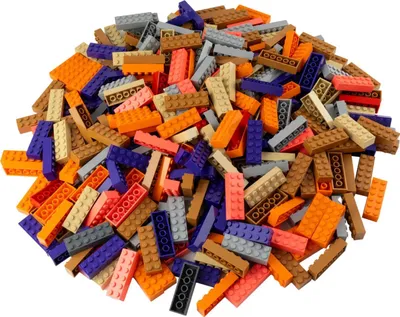 Obrázek produktu pro LEGO® 2x6 kostek High Mixed Colour - 2456 NEW! Množství 100x