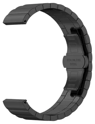Zdjęcie produktu dla Techsuit Pasek Samsung Galaxy Watch 4/5/Active 2, Huawei Watch GT - Czarny