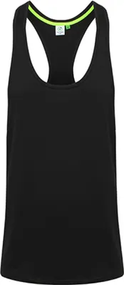 Produktbild von Tombo TL504 | Herren Muscle Vest / Klassischer Muscle-Fit-Schnitt - Farbe: Black - Größe: L