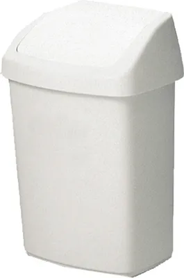 Obrázek produktu pro Rubbermaid R000877, 25 l, Obdélníkový, Polypropylen (PP), Bílá, Manuální, 346 mm