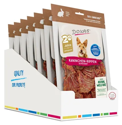Produktbild von DOKAS - Kaninchen-Rippen mit Fleisch (7 x 100g)