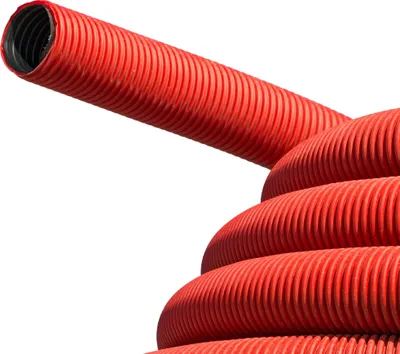 Produktbild von tecuro PE Kabelschutzrohr Ø 75 mm aussen x Ø 63 mm innen - 10 Meter, rot , Erdverlegung gem. DIN EN 50086-2-4