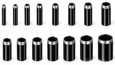 Produktbild von Ein Set mit 25 Löchernägeln, von 1 bis 25 mm, für Lederarbeiten und Bastelarbeiten