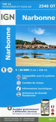 Produktbild von Narbonne 1:25 000