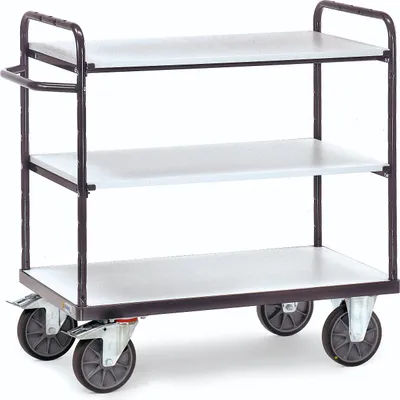 Zdjęcie produktu dla fetra 9100, Stal, Wózek transportowy, Szary, 500 kg, 4 szt., 16 cm