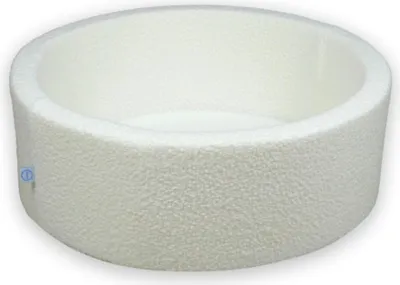 Produktbild von Trockenbecken 90x30 Boucle Weiß ohne Bälle