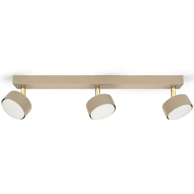Produktbild von LUXOLAR Deckenleuchte 3-flammig schwenkbar GX53 LED Beige Gold Flur