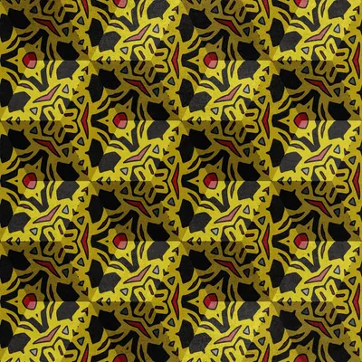 Immagine prodotto di Tessuto di velluto reale in poliestere per cucire - Motivo di decorazione geometrica 3