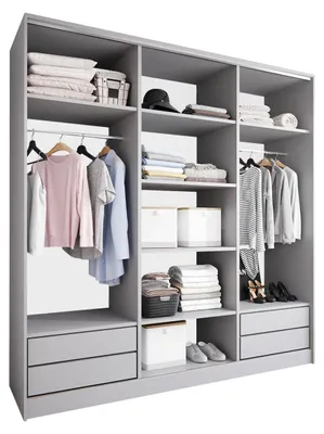 Produktbild von Offener Kleiderschrank MERV K4 180 grau