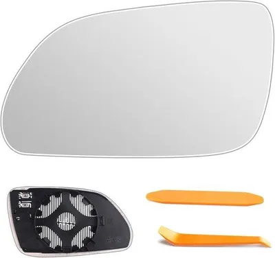 Produktbild von Buitenspiegel Asferisch glas voor VW Polo 9N en Skoda Oktavia 1Z3 1Z5 rechts.
