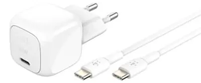 Immagine prodotto di Belkin BOOST Charge USB-C/USB-C 30WLad.PD,ws+Kab.WCA008kq1MWH-B6