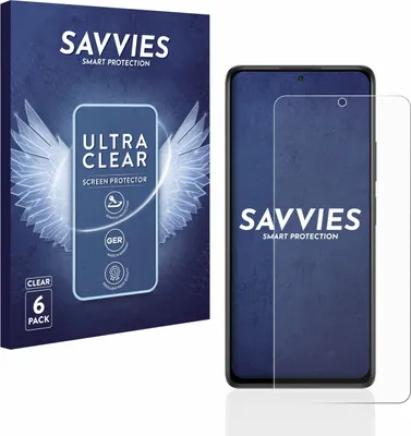 Produktbild von 6x Für Xiaomi Redmi Note 10 Pro / Max Schutzfolie Savvies Displayschutz Display Schutz Folie Klar Transparent