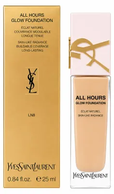 Image de Yves Saint Laurent Foundation Yves Saint Laurent All Hours Glow Foundation LN8 25ml, productTiles.product.images.aiGenerated