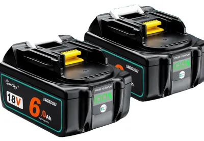 Immagine prodotto di Batteria ricaricabile, capacità 9 Ah, prestazioni migliorate, 2 batterie da 6 Ah