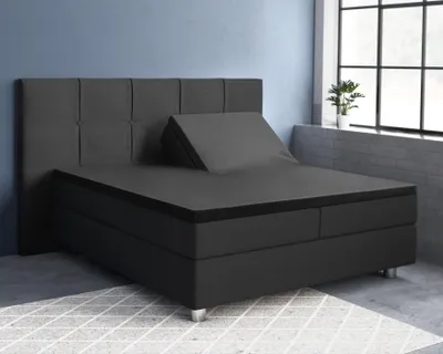 Immagine prodotto di Primaviera Deluxe Splittopper Satijn, lenzuolo nero 180 x 200 cm