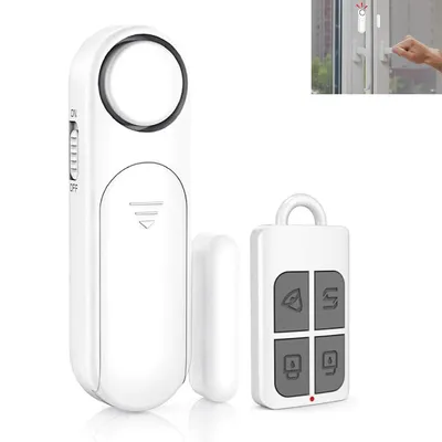 Produktbild von Fensteralarm & Türalarm, 2 Fernbedienungen, Drahtloses 110dB Home Security Alarmsystem, 4 Modi Einbruchschutz