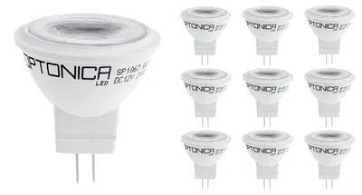 Produktbild von Optonica LED-Spot GU4 MR11 3W 210lm 4500K Neutralweiß 12V 10 Stück