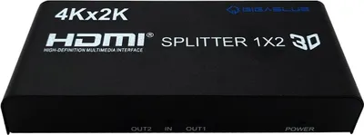 Immagine prodotto di Splitter Gigablue Ultra 4K/2K HDMI 1.4 (1 ingresso / 2 uscite, 4K UHD, 30 Hz, nero)
