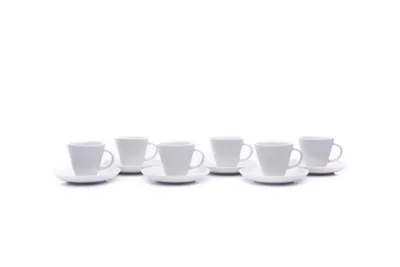 Obrázok produktu pre Thun 1794 Tom, šálky a podšálky na espresso, 100 ml, biela, český porcelán, Thun, 6 ks